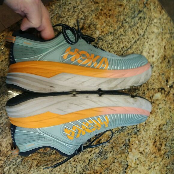 HOKA ONE ONE Bondi 7 Women's Cushioned Running Shoes Size 9.5 - Picture 7 of 12